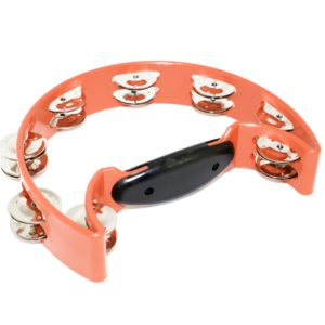 Plastičen tamburin z osmimi pari kraguljčkov