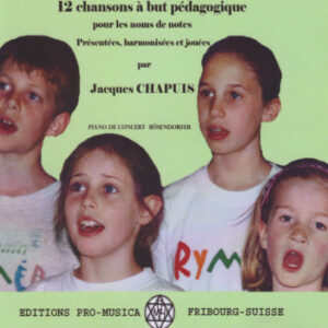 12 pedagoških pesmi za tonska imena