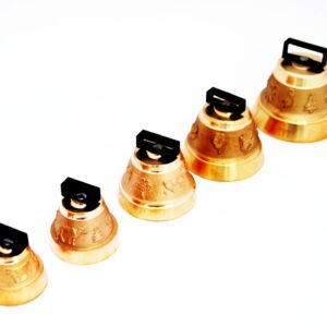 Set petih bronastih zvončkov